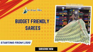 Budget Friendly Sarees  Gift Sarees  Function Wear  New Arrivals 🌟 [upl. by Gautea298]