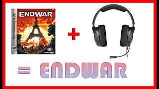 Tom Clancy end war pc  Voice controlled RTS [upl. by Atyekram]