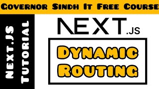 Dynamic Routing in NextJs  Dynamic Routes  NextJs Tutorial for Beginners [upl. by Clarie]