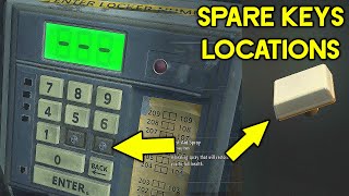 Resident Evil 2 Remake  Spare keys Locations For The Locker Terminal [upl. by Ahsiuqram]