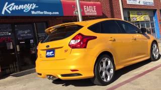 2014 Focus ST Custom Performance Exhaust System by Kinneys [upl. by Guy]