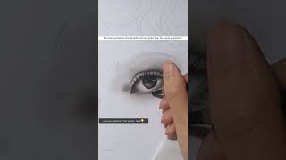 Quick Tutorial Drawing HyperRealistic Eyes and Eyebrows hyperrealisticartworks [upl. by Uaerraj]