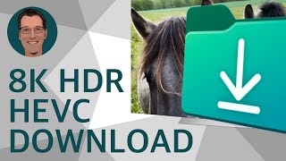 Free 8K HDR sample download  MP4 HEVCH265 4320p  For compatibility and format testing [upl. by Eidderf]