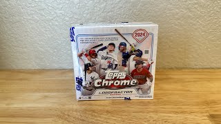 2024 Topps Chrome Logofractor Box Opening  Nice RC Gold Auto [upl. by Sanborn]