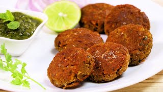 कम तेल में हेल्दी सोयाबीन कबाब  Soya Kabab Recipe  Veg Kabab  Kabitaskitchen [upl. by Leilani]