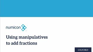 How to Use manipulatives to add fractions [upl. by Pavia]