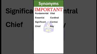 Synonyms 49 Important [upl. by Heiney]