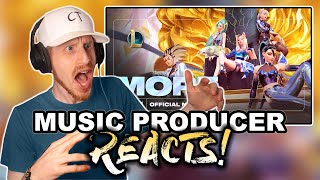 Music Producer Reacts to KDA  MORE  League of Legends [upl. by Shargel]