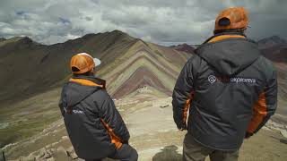 Rainbow Mountain Tour Peru Vinicunca Painted Mountain Day Trek [upl. by Aihsoem357]