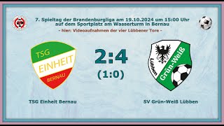 Brandenburgliga am 19102024 TSG Einheit Bernau  SV GrünWeiß Lübben 24 10 [upl. by Sullecram]