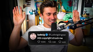 Ludwig got beef with KSI [upl. by Orrocos]