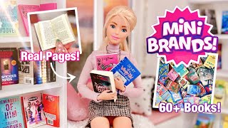 ZURU 5 Surprise Mini Brands BOOKS Are They Barbie Doll Size 21 Capsule Unboxing [upl. by Anaibaf]