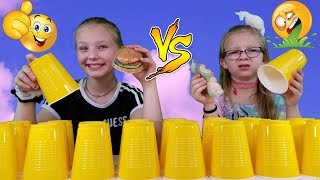 Dont Choose The Wrong Cup Food Challenge [upl. by Weber198]