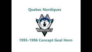 Quebec Nordiques 19951996 Concept Goal Horn [upl. by Eliades810]