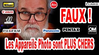 FAUX  Les appareils photo sont de plus en plus chers  EN FRANÇAIS [upl. by Enilarak702]