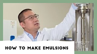 The Happy Chemist How to Make Emulsions [upl. by Kentigera]