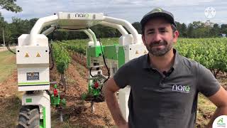 Démonstration de matériels quotSMART VITICULTUREquot  100 robotique et viticulture intelligente [upl. by Pestana]