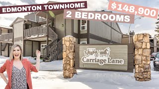 Southwest Edmonton townhouse for sale in Alberta A great deal on this Edmonton home for sale [upl. by Nipahc]