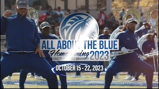 Fayetteville State University All About the Blue Homecoming Teaser 2023 [upl. by Yelnikcm]