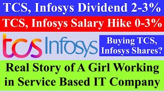 TCS Infosys SALARY Hike 03 but DIVIDEND 23  Invest Salary in Shares tcs infosys wipro [upl. by Enid]