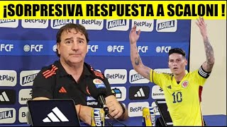 Seleccion COLOMBIA Nestor LORENZO RESPONDE a DT de ARGENTINA ¿JAMES SERA TITULAR [upl. by Stalker]