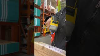 Use the DCF809 Dewalt impact driver for long screws [upl. by Edyth189]