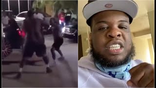 Maxo Kream Responds After Fighting Sauce Walka Artist Rizzo Rizzo [upl. by Emsoc]