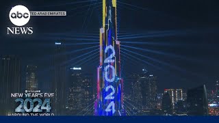 Dubai celebrates the start of 2024 [upl. by Raf]