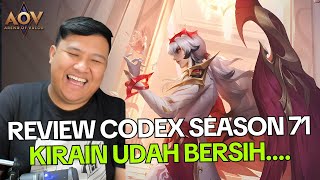 REVIEW CODEX SEASON 71 ZATA BLOODTHIRSTY SHADOW SKIN KIRAIN RANKEDNYA UDAH NORMAL TERNYATA [upl. by Noxas154]