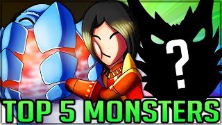 Top 5 Best Monsters in Monster Hunter World FunDiscussionLoreTheory top5monsters top5 mhw [upl. by Terrilyn135]