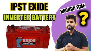 Exide Inva Plus IPST Inverter Battery Range amp Backup Time Exide Inverter Batteries Price Warranty [upl. by Eillah195]