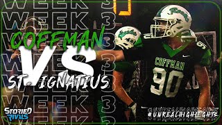 HIGH SCHOOL FOOTBALL  Dublin Coffman vs St Ignatius  HIGHLIGHT [upl. by Eak]