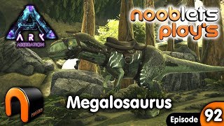 ARK Aberration Taming A megalosaurus Nooblets Plays Ep92 [upl. by Peltier]