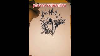 jiraya naruto narutoeditz anime drawing sketch art motivation viral song shorts [upl. by Corrie]