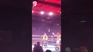 Maxi Hughes KO Last Night😳 boxing boxingtraining boxingnews [upl. by Leugim]