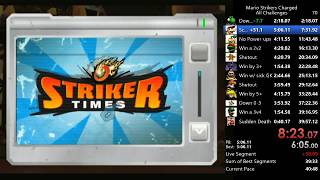 Mario Strikers Charged  All Challenges Speedrun  3917 [upl. by Cynthy]