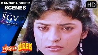 Juhi Chawla break up scenes with Ravichandran  Kannada Super Scenes  Premaloka Kannada Movie [upl. by Seys]