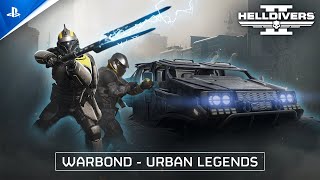 Helldivers 2  Urban Legends Warbond  PS5 amp PC Games [upl. by Bollen914]