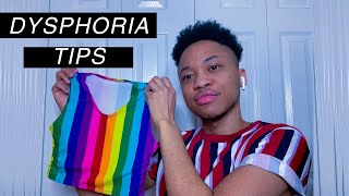 HOW TO GET RID OF DYSPHORIA  Dysphoria tips  Trans FTM [upl. by Valentia]