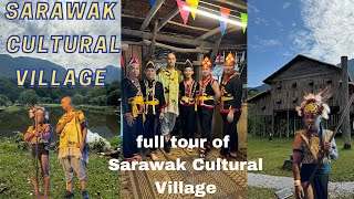 full tour of Sarawak Cultural Village  all you need to know [upl. by Nobe]