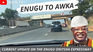 Road Trip from ENUGU to AWKA Enugu Onitsha Expressway ANAMBRA STATE [upl. by Adnim]