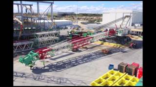 Tutt Bryants new Terex Demag CC88001 Crawler Crane Assembly the largest in Australia [upl. by Einnalem]