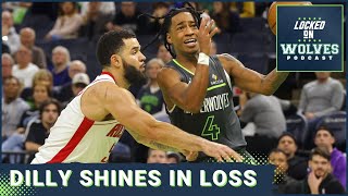 Rob Dillingham breaks out as Minnesota Timberwolves fall in OT to the Houston Rockets [upl. by Yrok109]