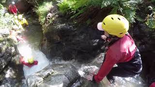 Ghyll Scrambling in the Lake District with Newlands Adventure Centre [upl. by Okwu]