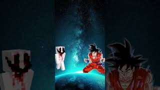 Minecraft vs GOKU Battle Edit  Epic VS Showdown ⚔️🔥 Minecraft Shorts😈 [upl. by Haugen]