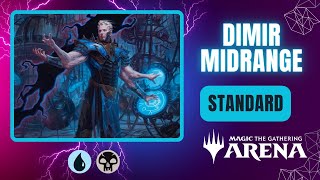 💧💀 Dimir Midrange  Standard  MTG Arena Gameplay  BLB [upl. by Oniliuqnart]