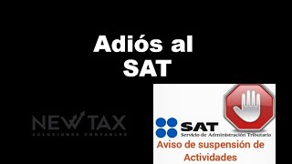 Adiós al SAT 2024 cómo suspender actividades  no mas declaraciones  fácil y rápido [upl. by Melisenda]