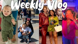 weekly vlog my baby’s 1st birthday party fenty hair event disneyland trip amp more  Arnell Armon [upl. by Jolenta]