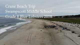 2018 Crane Beach Trip  Swampscott Middle School [upl. by Ycrem]