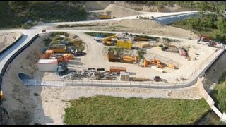 Baustelle Filstalbrücke aus der Luft  120915  S21  DJI Phantom Vision [upl. by Anamor]